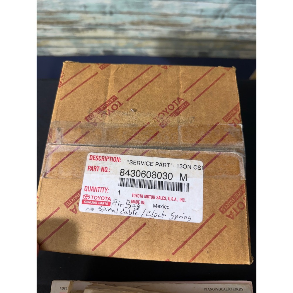 Toyota Air Bag Spiral Cable Clock Spring 8430608030 New OEM Steering Part Mexico